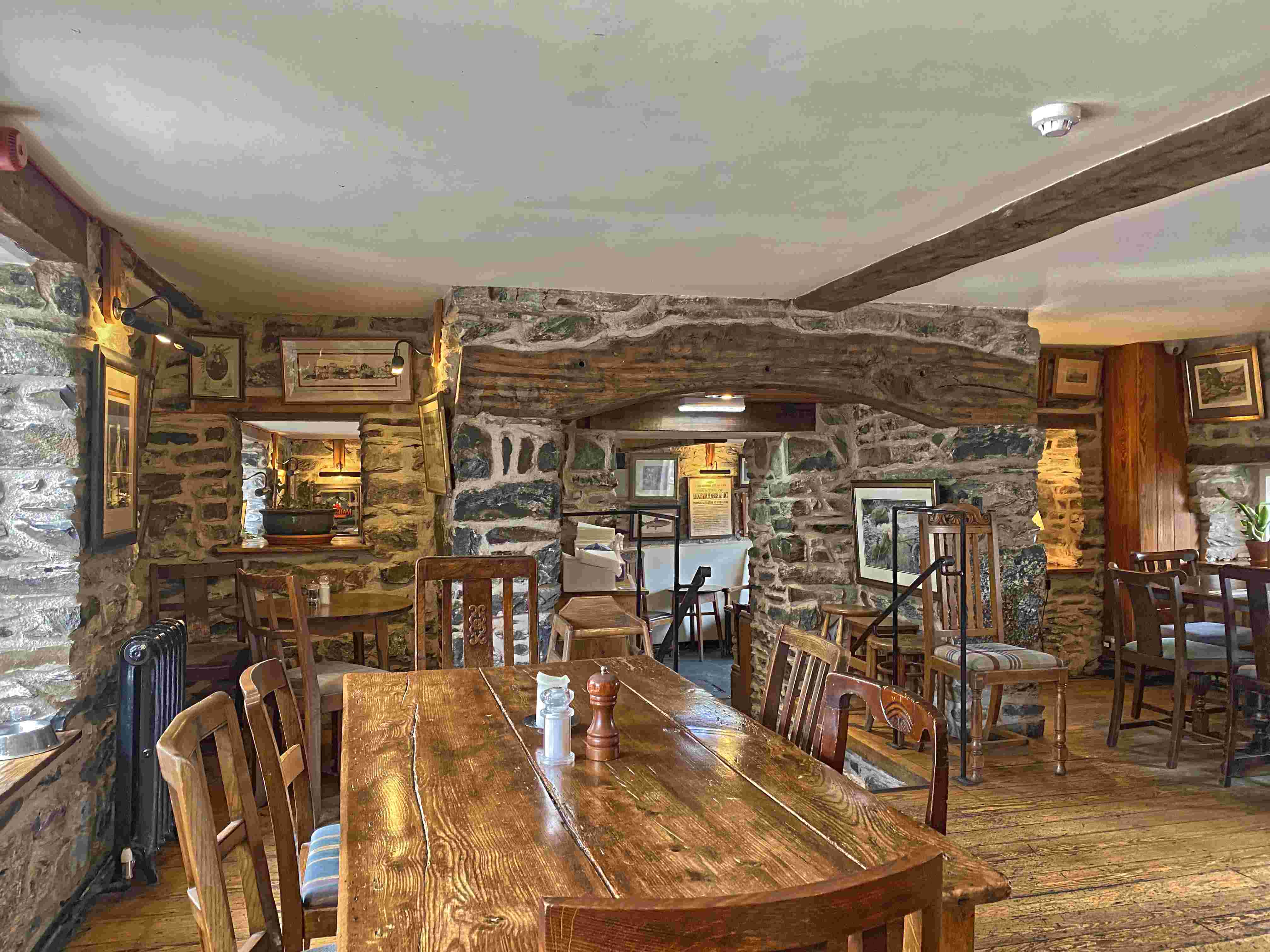 Corn Mill, LLangollen right-hand room by Michael Slaughter LRPS low. Published on 